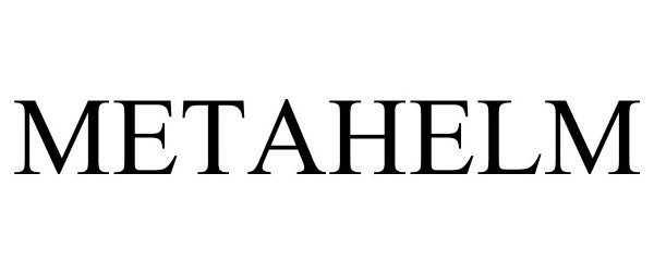 Trademark Logo METAHELM