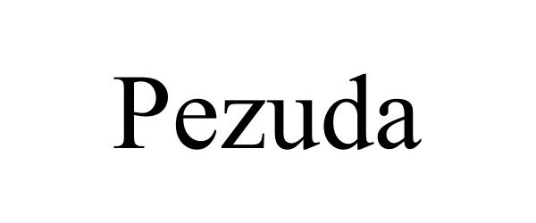 Trademark Logo PEZUDA