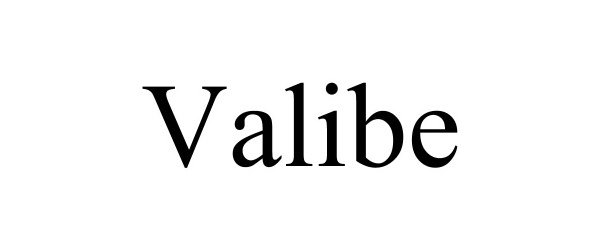 Trademark Logo VALIBE