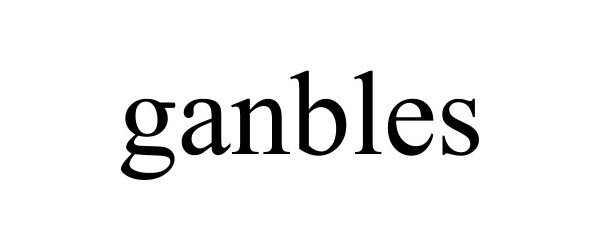 Trademark Logo GANBLES