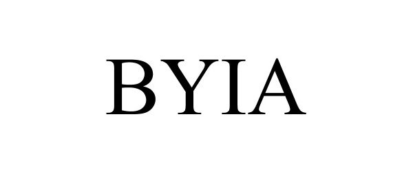 Trademark Logo BYIA
