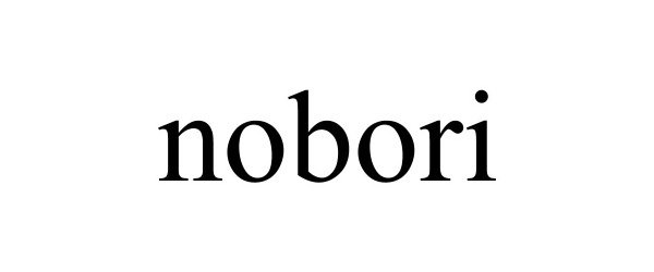 Trademark Logo NOBORI