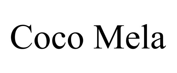 Trademark Logo COCO MELA