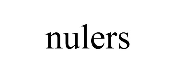 Trademark Logo NULERS