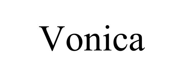 Trademark Logo VONICA
