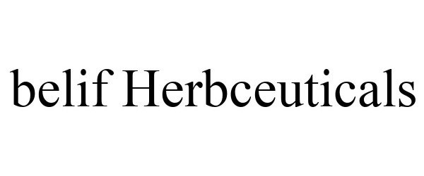  BELIF HERBCEUTICALS
