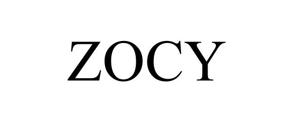 Trademark Logo ZOCY