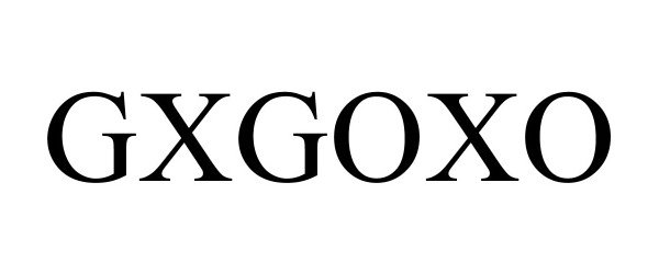 Trademark Logo GXGOXO