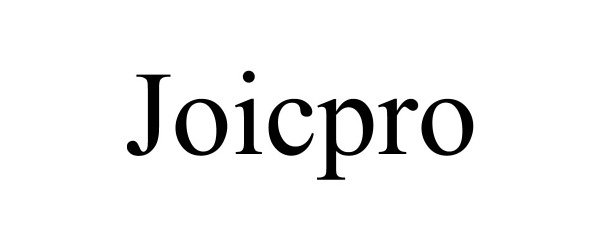 Trademark Logo JOICPRO