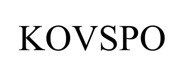 Trademark Logo KOVSPO
