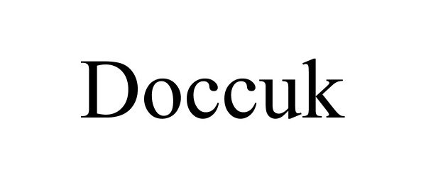 Trademark Logo DOCCUK