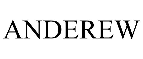 Trademark Logo ANDEREW