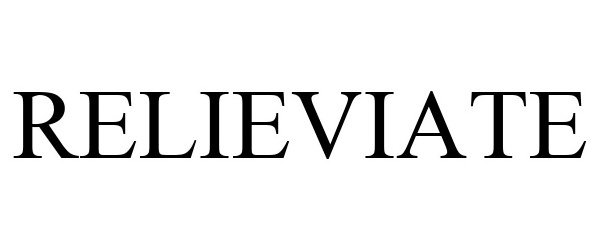 Trademark Logo RELIEVIATE