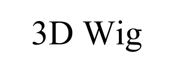 Trademark Logo 3D WIG