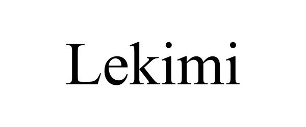 Trademark Logo LEKIMI
