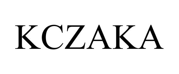 Trademark Logo KCZAKA