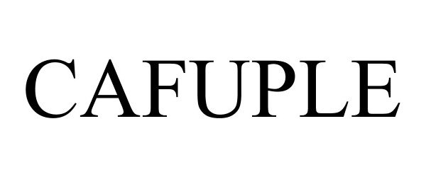 Trademark Logo CAFUPLE