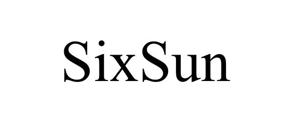 Trademark Logo SIXSUN