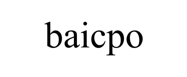 Trademark Logo BAICPO