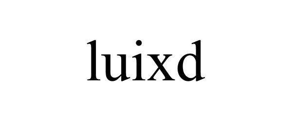 Trademark Logo LUIXD