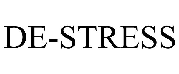 Trademark Logo DE-STRESS