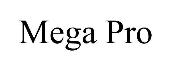 Trademark Logo MEGA PRO