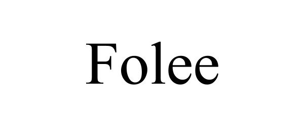 Trademark Logo FOLEE