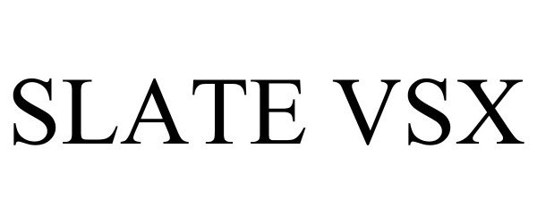Trademark Logo SLATE VSX