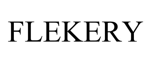 Trademark Logo FLEKERY