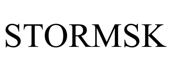 Trademark Logo STORMSK