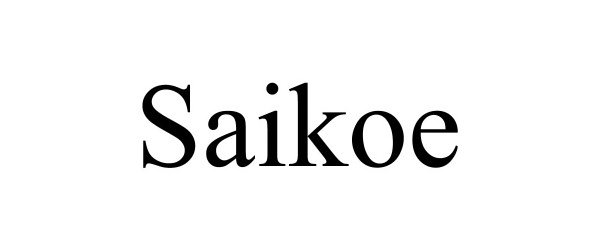Trademark Logo SAIKOE