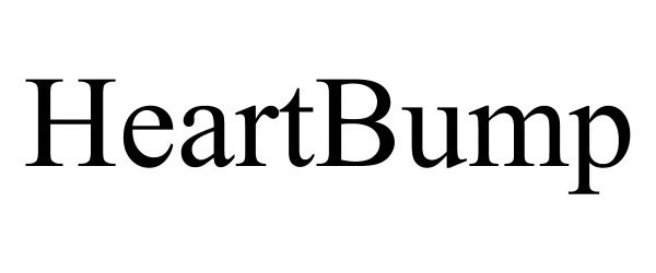 Trademark Logo HEARTBUMP