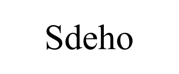  SDEHO