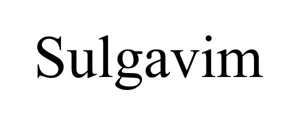 Trademark Logo SULGAVIM
