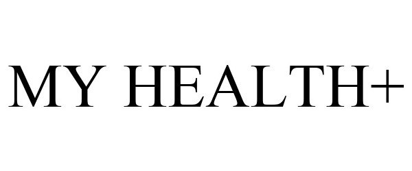 Trademark Logo MY HEALTH+