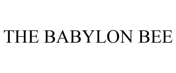 THE BABYLON BEE