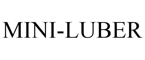  MINI-LUBER