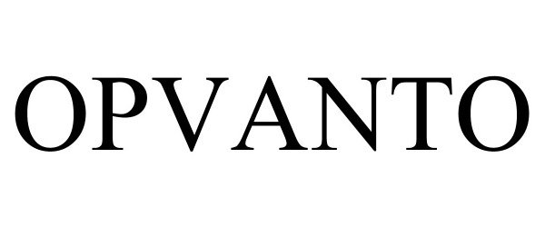 Trademark Logo OPVANTO