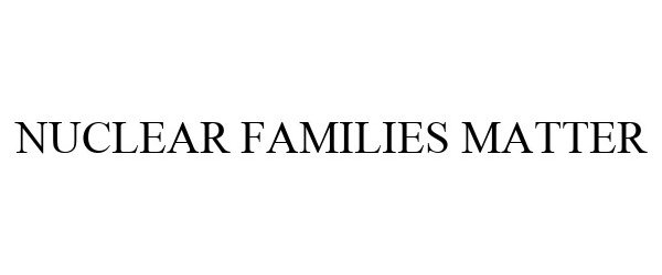 Trademark Logo NUCLEAR FAMILIES MATTER