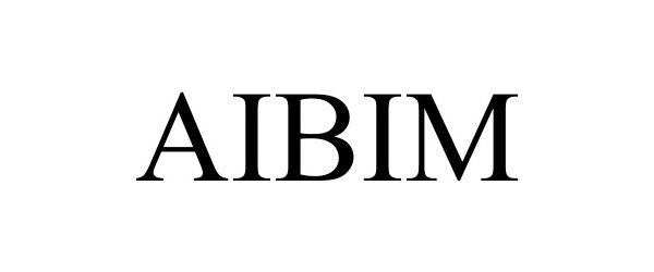 Trademark Logo AIBIM
