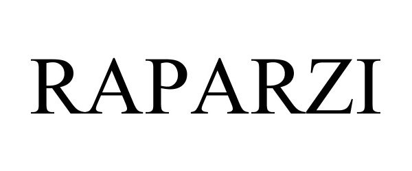Trademark Logo RAPARZI
