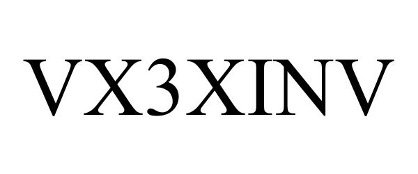 Trademark Logo VX3XINV