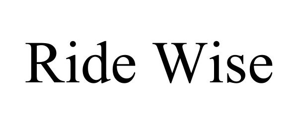 Trademark Logo RIDE WISE