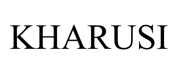 Trademark Logo KHARUSI