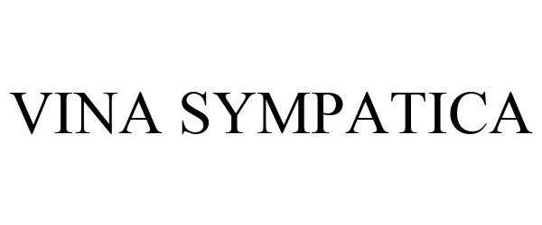 Trademark Logo VINA SYMPATICA