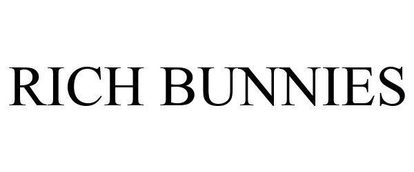 Trademark Logo RICH BUNNIES