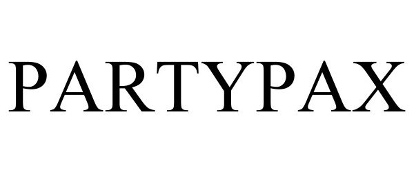 Trademark Logo PARTYPAX