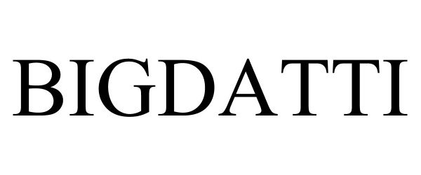 Trademark Logo BIGDATTI