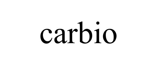 Trademark Logo CARBIO
