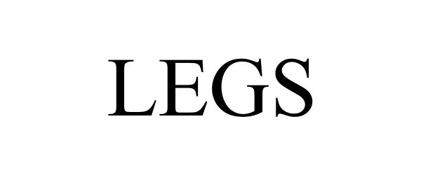 Trademark Logo LEGS